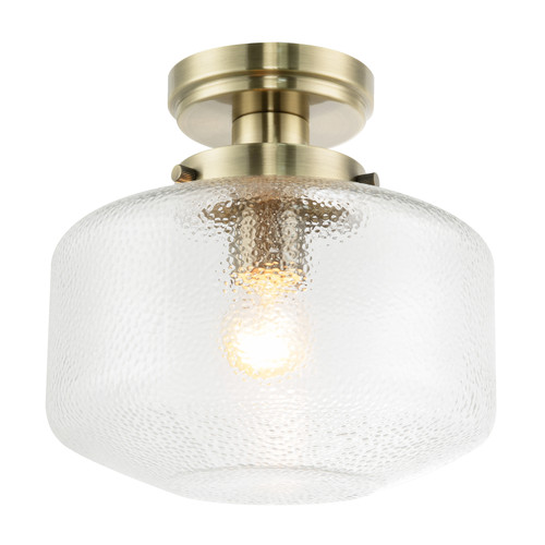 Antique brass semi flush - antique,