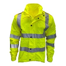 Ex Police Hi Vis Cycle Jacket Cycling Waterproof Scooped Back Security Model 597