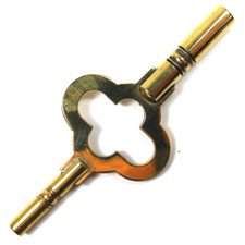 Antique Style Brass Carriage Clock Keys UK Made 3.00-4.75mm - CK4...
