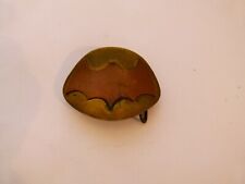Vintage Metal Brass and Copper Batman Belt Buckle