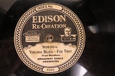 Broadway Dance Orchestra - EDISON 50903 - Virginia Blues & Cutie - Fox Trots