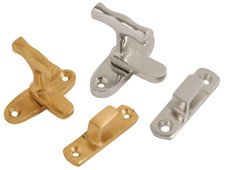 Brass / Chrome Showcase Fastener Cabinet Cupboard Door Latch Thumbturn Show Case