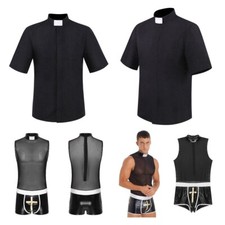 Men Clergy Shirt Preacher