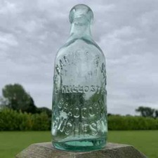 G Barnes & Son Bradford Manchester Traditional Glass Bottle