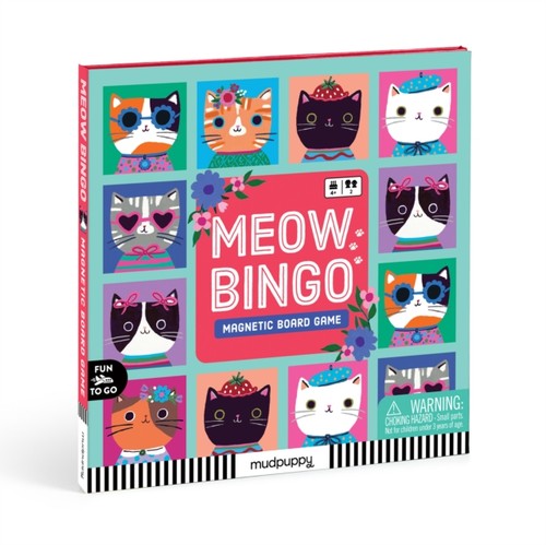 Meow bingo magnetic board - bingo!,