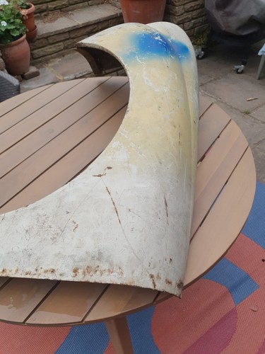 Morris minor steel wing - wing., left