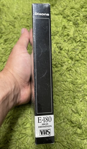 Super vhs blank 180 - blank, high
