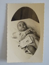photo view CDV baby dead mono