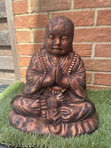 Large preying buddha stone - large,