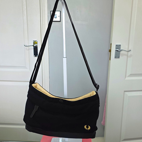 Fred perry black canvas - fred,