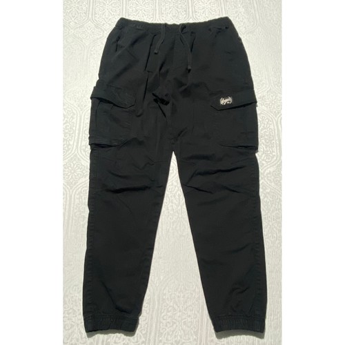 Zara mens black cargo jogger - black,