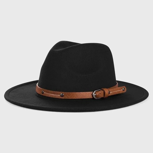Wool fedora hat - hat, men