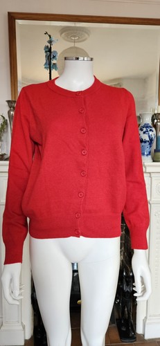 Vintage benetton red cardigan - vintage,