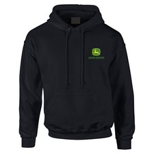 John deere embroidered hoodie - john,