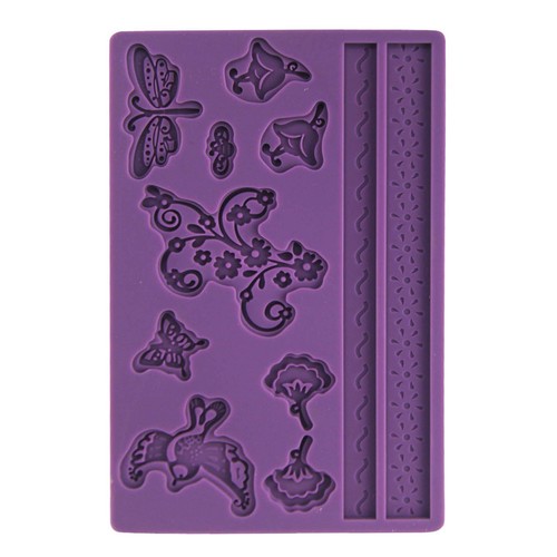 Lace shapes and borders - shapes,