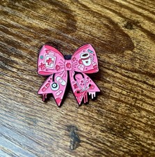 Pink Nursing Bow Enamel Pin