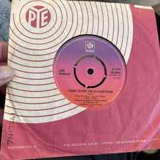 CARL DOUGLAS  I Want To Give You My Everything 7” Single Record 1975 PYE Ex Rare