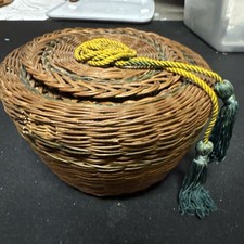 Antique Handwoven Wicker