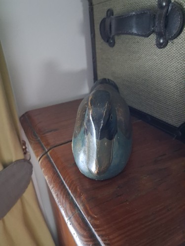 Ornamental wooden duck decoy - ornamental,