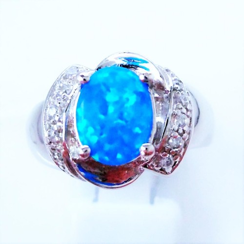 Gorgeous blue fire opal - .,