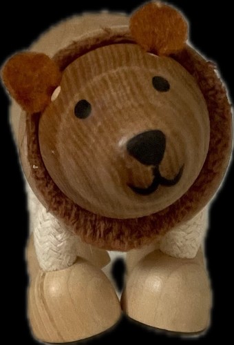 Anamalz wooden bear - bear, toy