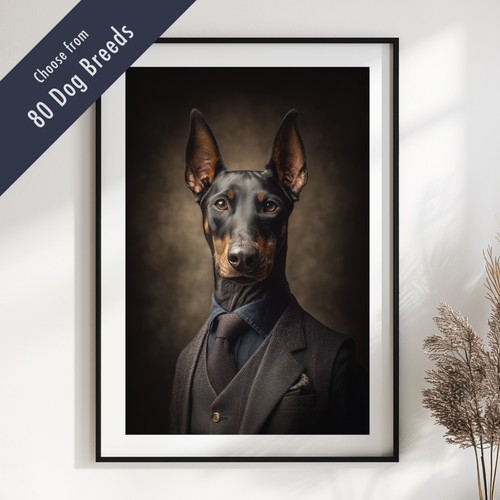 Smartly dressed dog portrait - smartly,