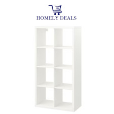 Kallax Shelving Unit Ikea Bookcase White Versatile Storage for Home & Office New