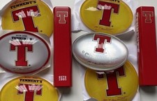 TENNENT'S BRANDING Badges, Handles, Pub, Bar, Ale, Mancave, Beer Pump Font Lager