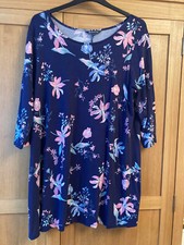 Bonmarche blue floral dress
