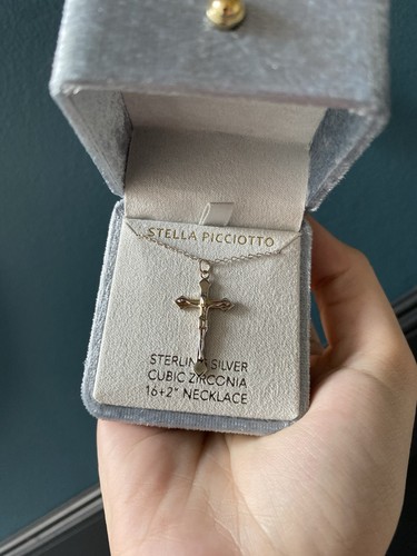 Sterling silver cross - sterling, crucifix
