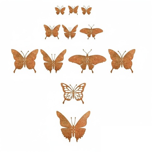 Pieces butterfly wall - 12, decor