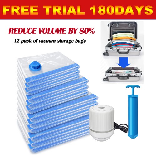Pack vacuum bags with - 12,