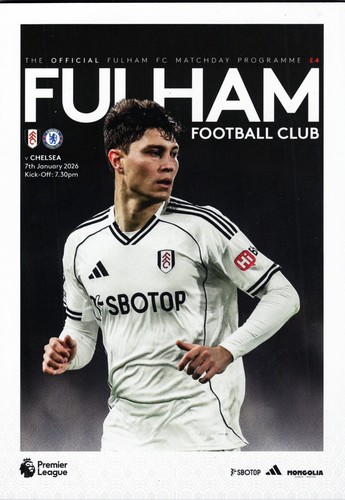 Programme fulham chelsea - programme, v
