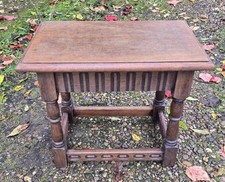 A Lovely Antique 1930s Oak Joint Stool