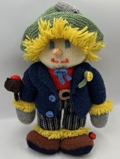 Hand Knitted Scarecrow Sam