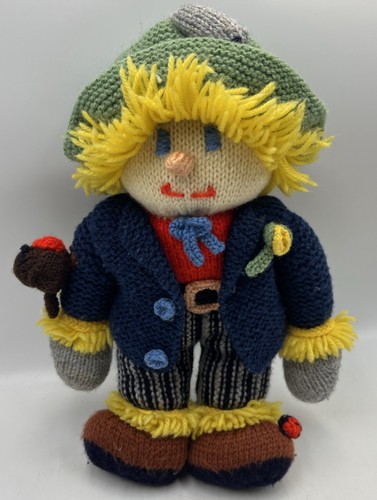 Hand knitted scarecrow sam - hand,