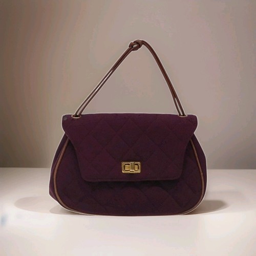 Chanel matelasse purple cotton - purple,