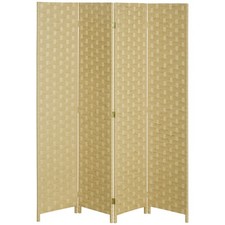 HOMCOM 4-Panel Room Dividers