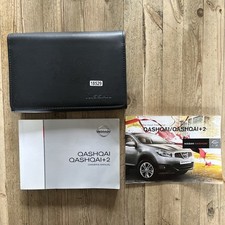 06-13 NISSAN QASHQAI / +2 ONWERS HANDBOOK MANUAL  & WALLET 2010 Ref18529