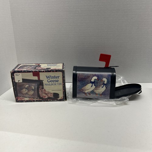 Vintage winter geese - -,