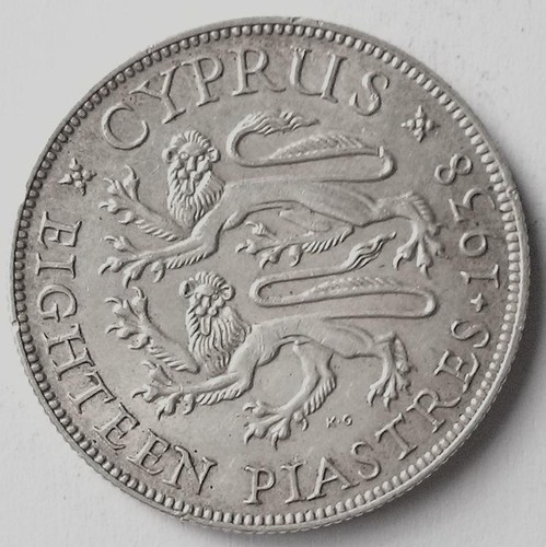 1938 cyprus piastres coin - 1938,