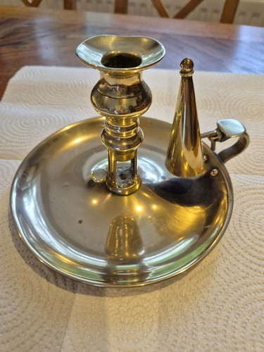 Victorian brass candlestick