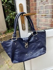 Patrick Cox purple leather bag