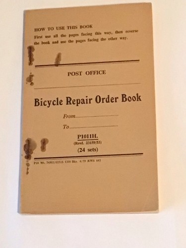 Post office bicycle repair - office,