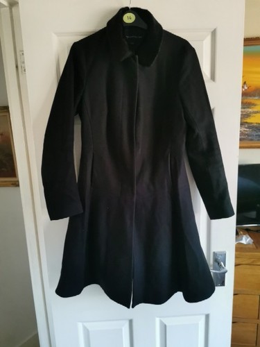 Black fitted flare - black,
