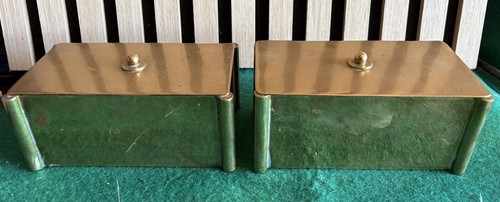 Pair vintage brass - pair,