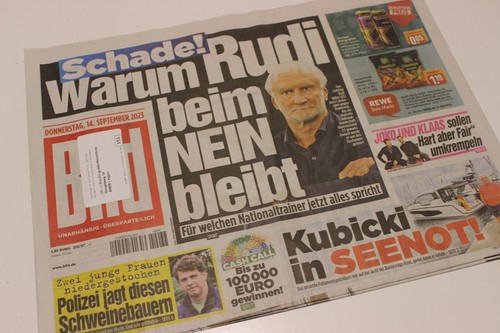 Bildzeitung 2023 - bildzeitung, 14.09.2023