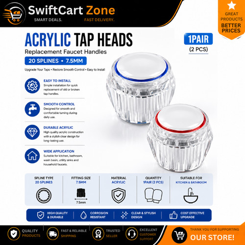 2pcs hot cold - cold, head