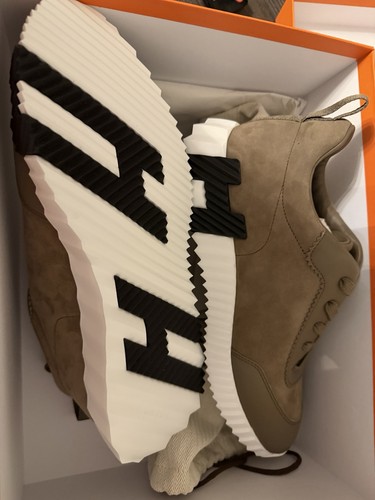Hermès men beige low - men’s, top