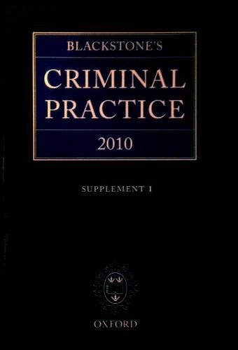 Blackstone criminal practice - blackstone's,
